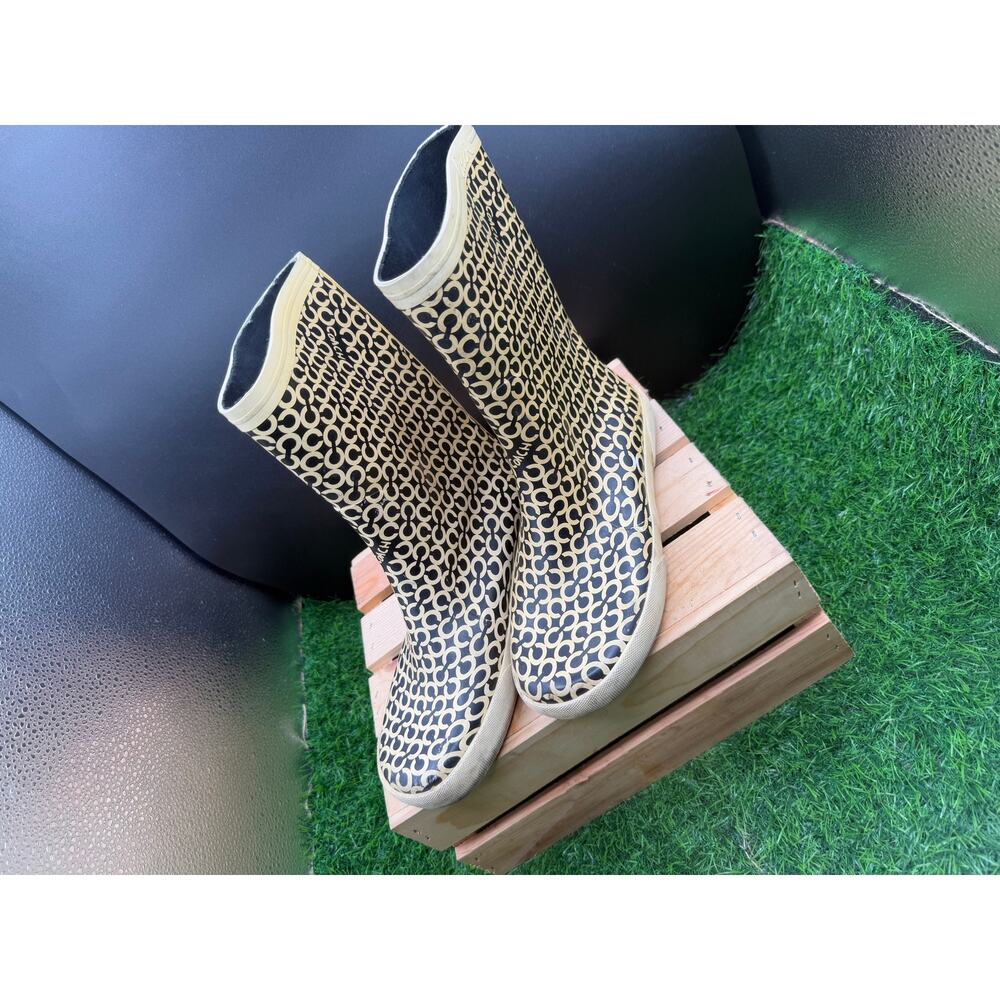 Coach Duck Boots- Grey and White - Size 6.5 (approx) - Women - Picture 6 of 10